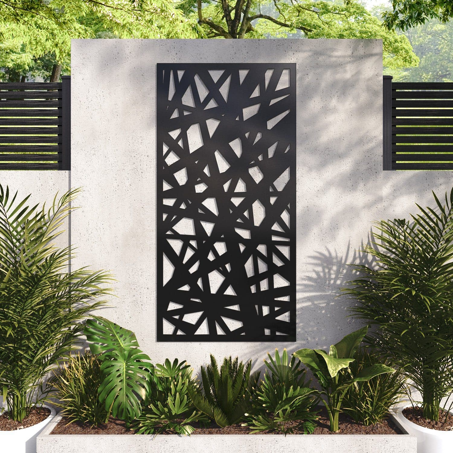Prism decorative panel 180cm x 90cm Black 6mm