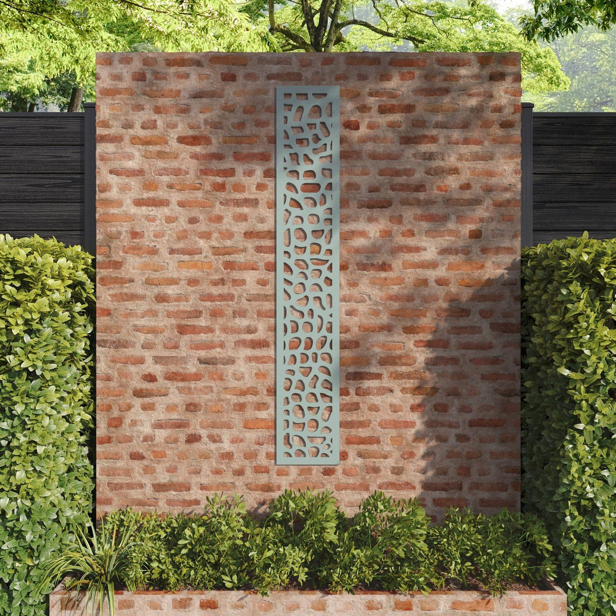 Pebble decorative panel 180cm x 30cm Sage green 6mm