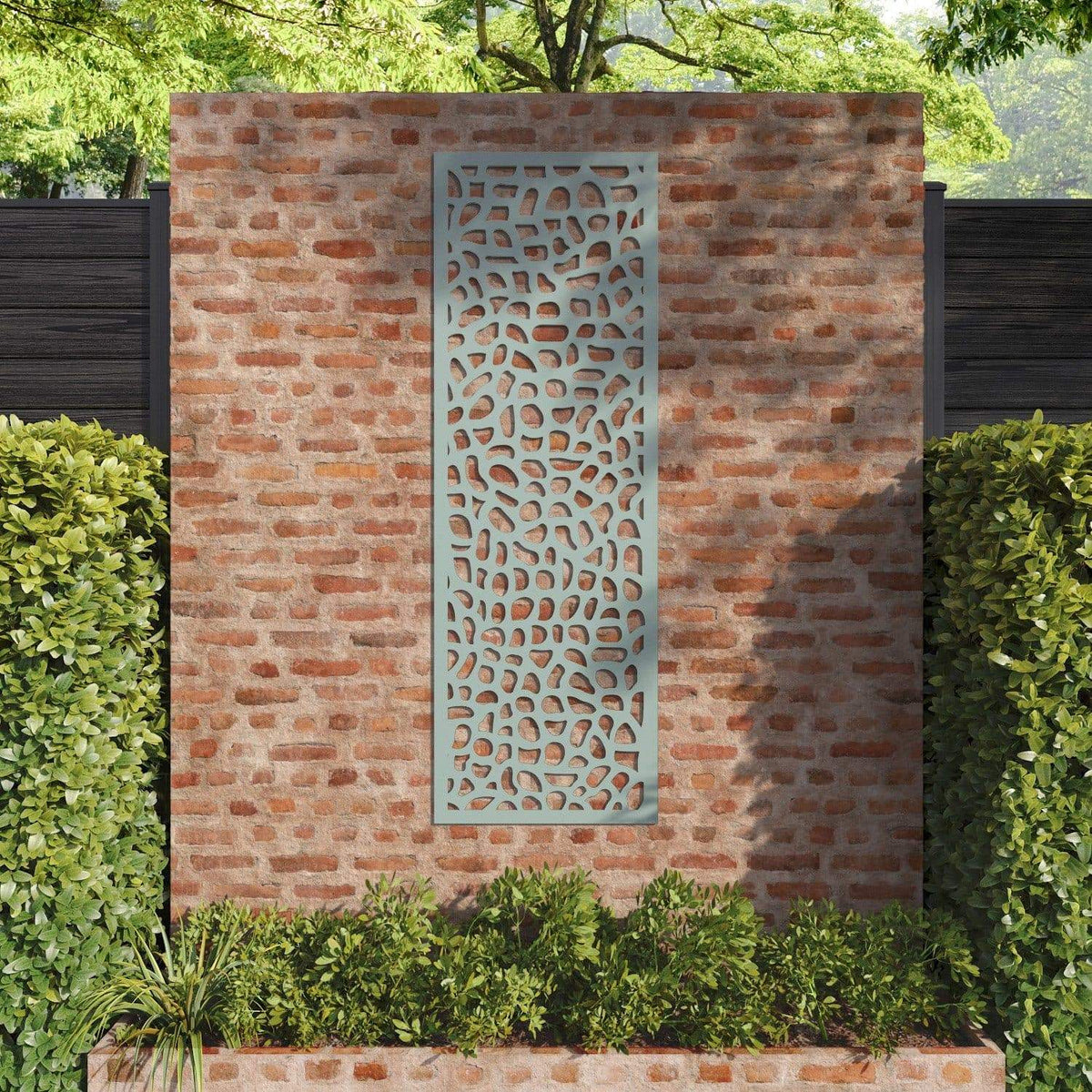 Pebble decorative panel 180cm x 60cm Sage green 6mm