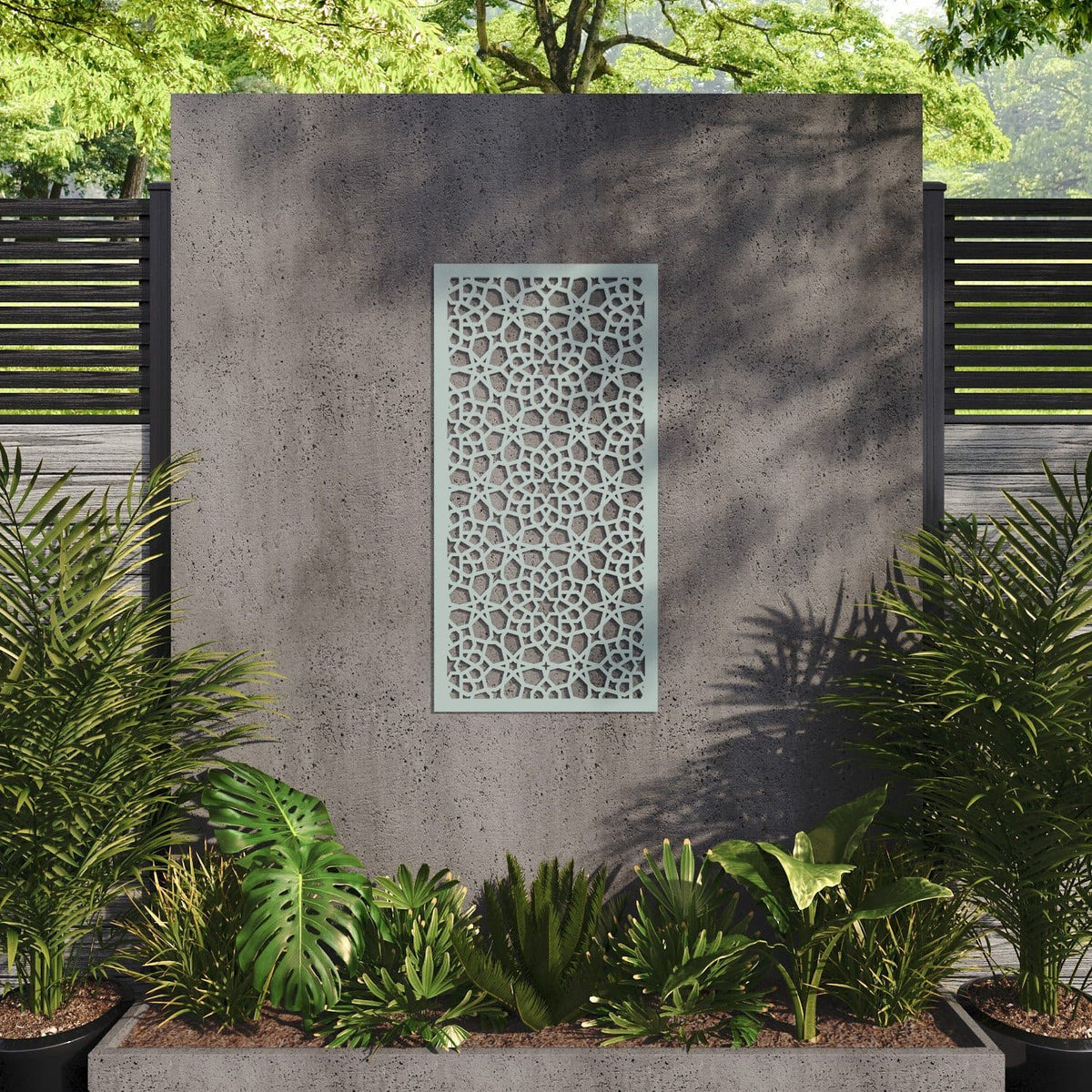 Nazira decorative panel 120cm x 60cm Sage green 6mm