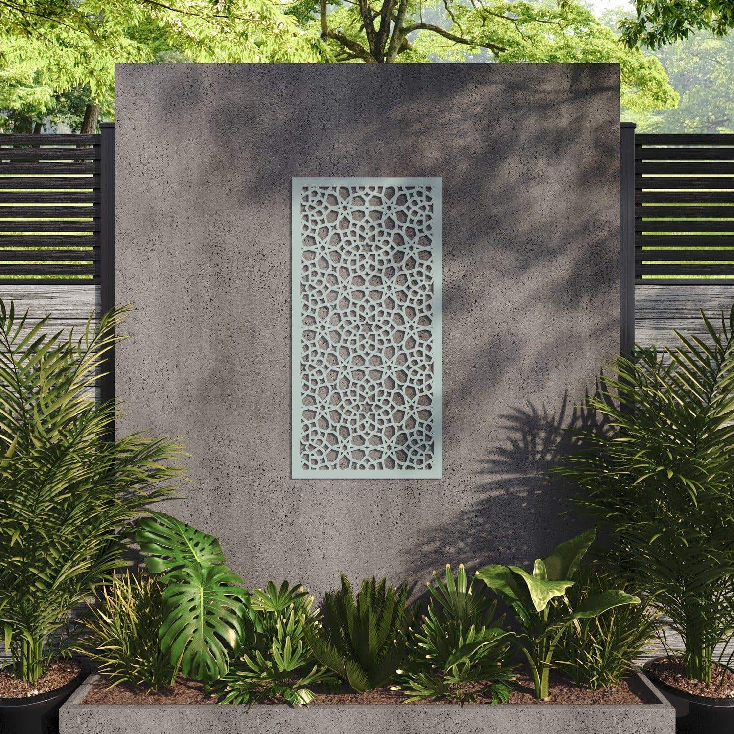 Nazira decorative panel 120cm x 60cm Sage green 6mm
