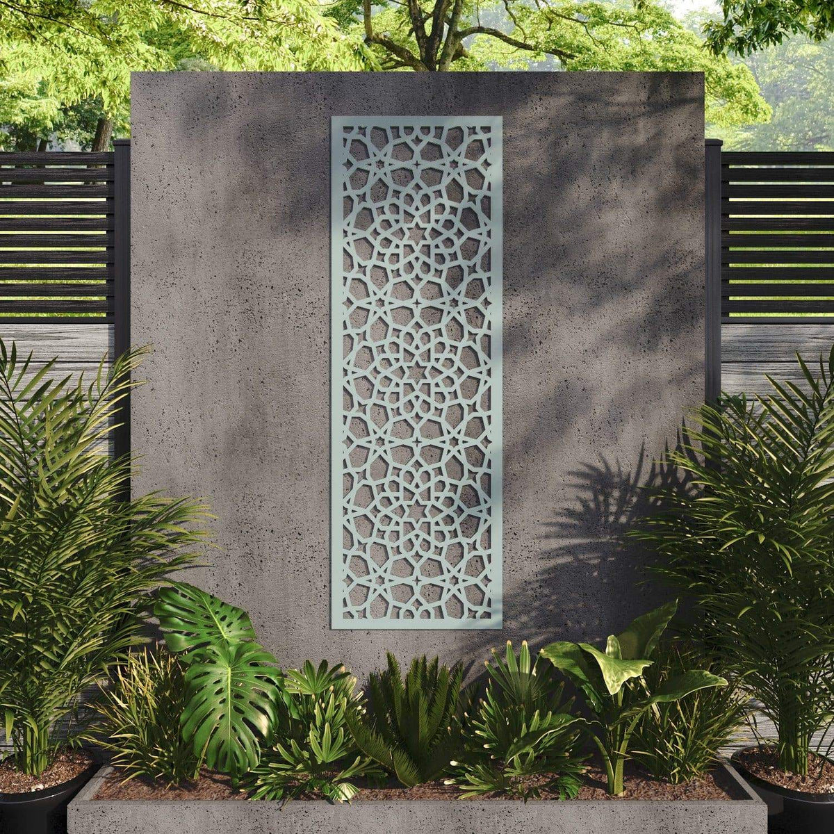 Nazira decorative panel 180cm x 60cm Sage green 6mm