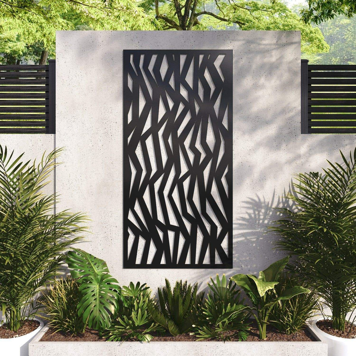 Zenith decorative panel 180cm x 90cm Black 6mm