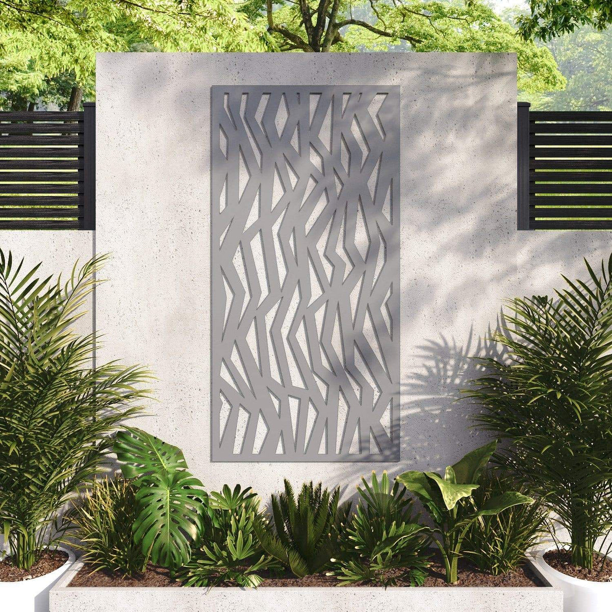 Zenith decorative panel 180cm x 90cm Steel grey 6mm