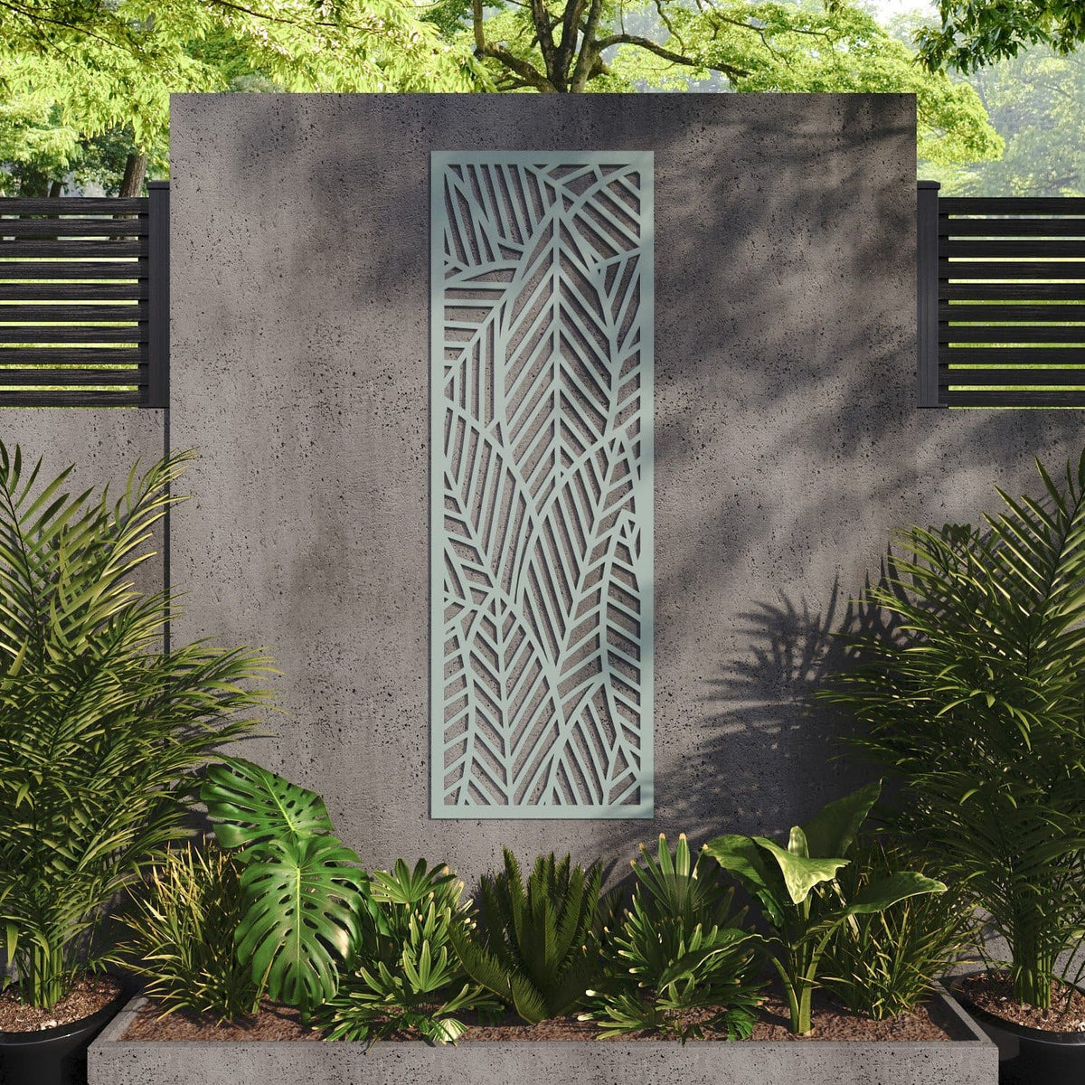 Habitat decorative panel 180cm x 60cm Sage green 6mm