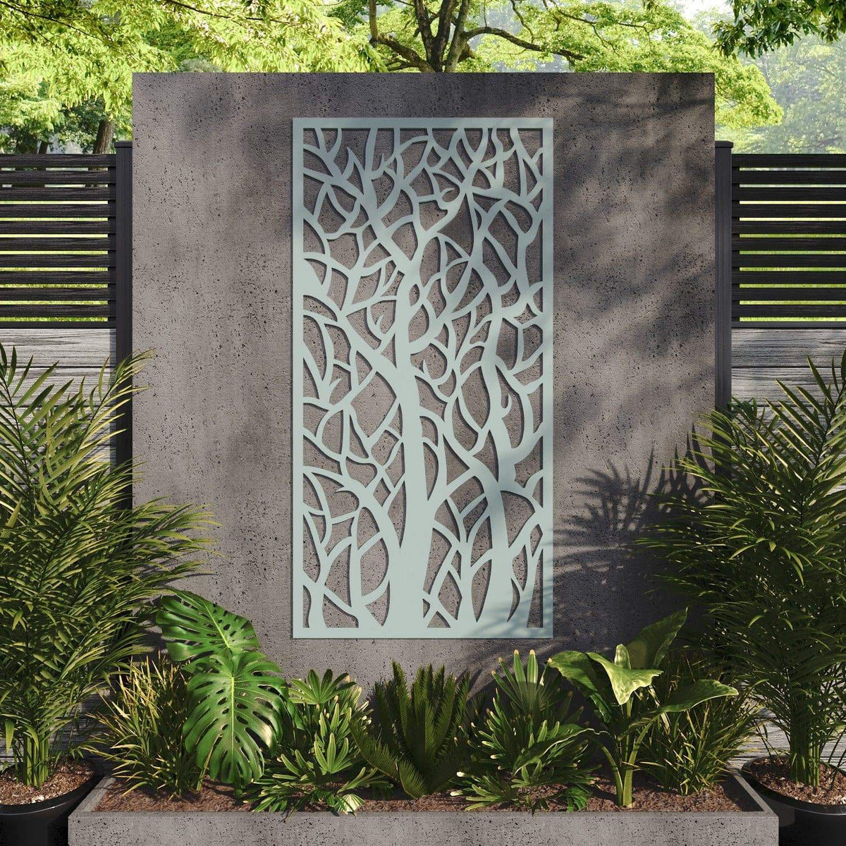 Twilight decorative panel 180cm x 90cm Sage green 6mm