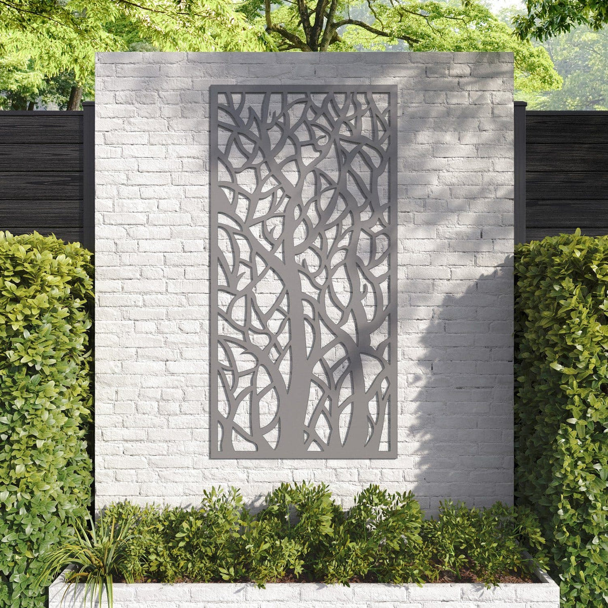 Twilight decorative panel 180cm x 90cm Steel grey 6mm
