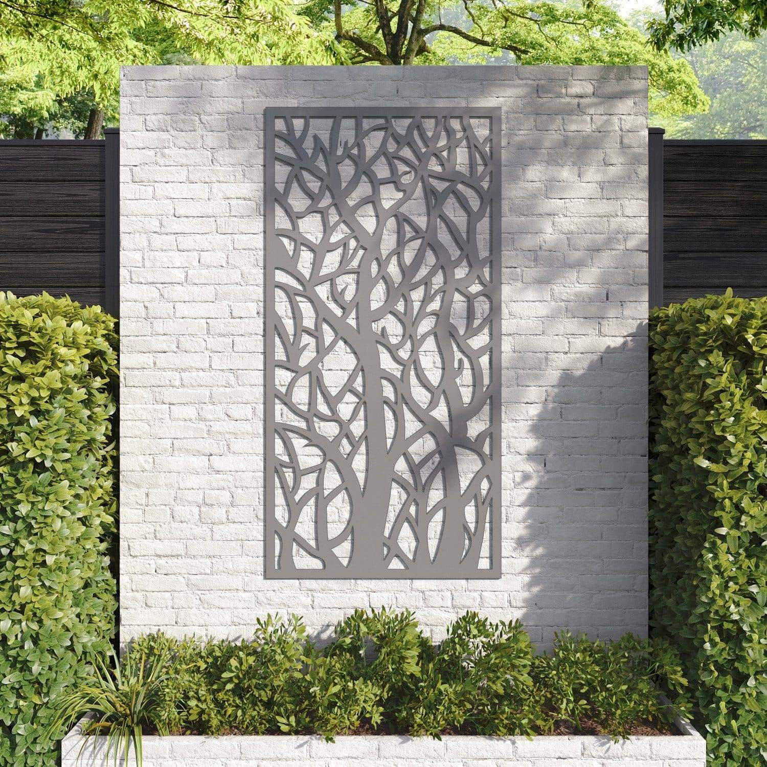 Twilight decorative panel 180cm x 90cm Steel grey 6mm
