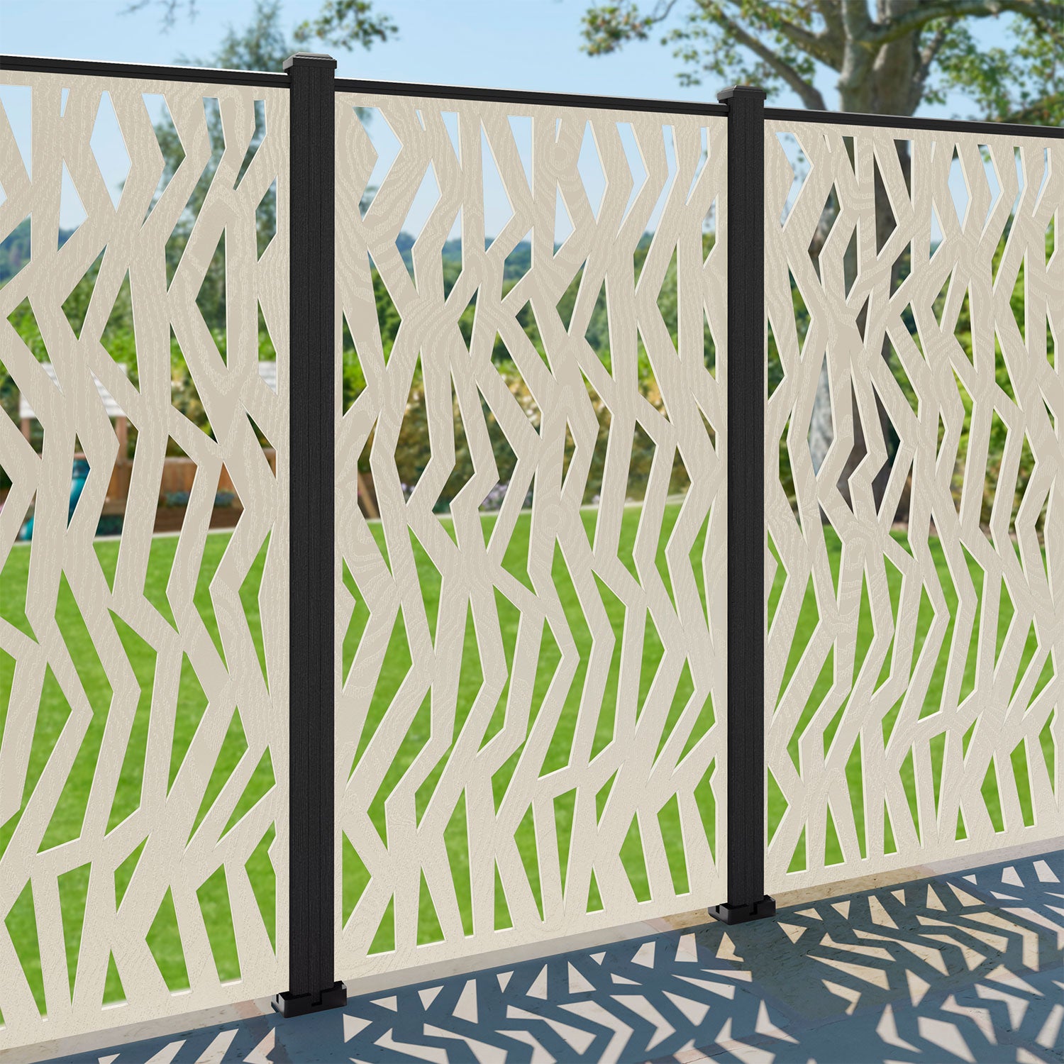 Zenith Decorative Fence - 90x180cm - with our composite posts