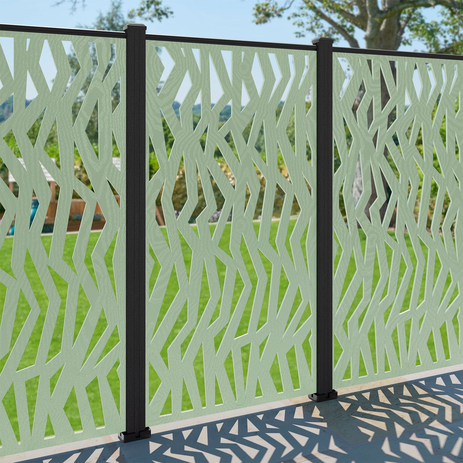 Zenith Decorative Fence - 90x180cm - with our composite posts