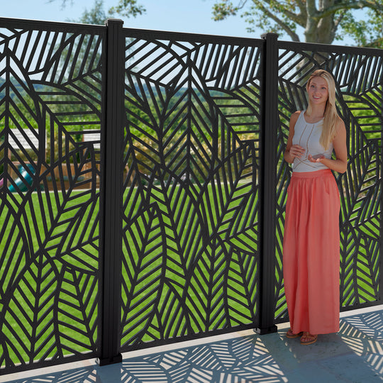 Habitat Decorative Fence - 90x180cm - with our composite posts