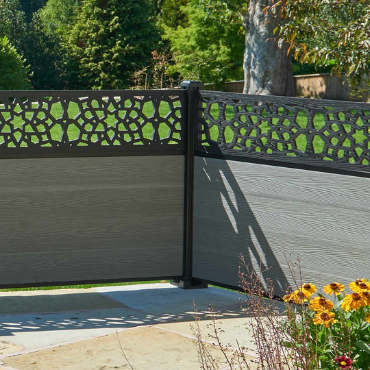 Any angle aluminium fence post