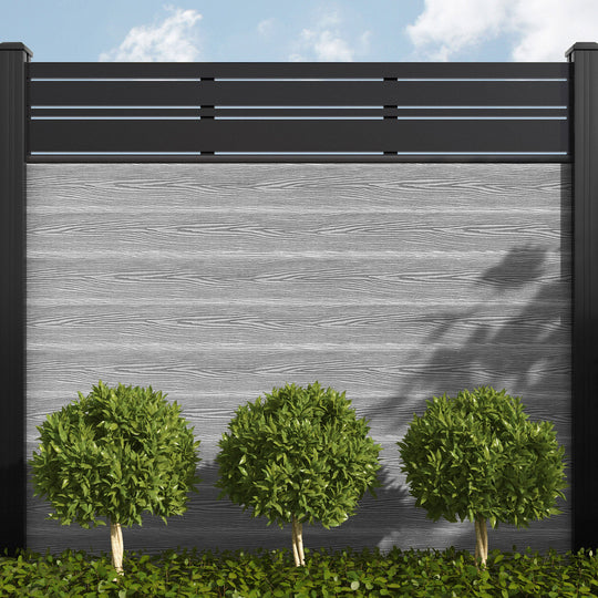 Linea Slatted Fence Screen