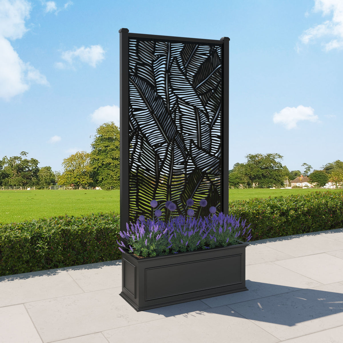 Windsor - Large Planter - Feather Screen – Charles & Ivy