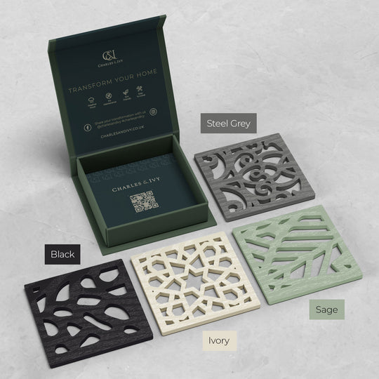 Decorative panels and fence screens sample pack