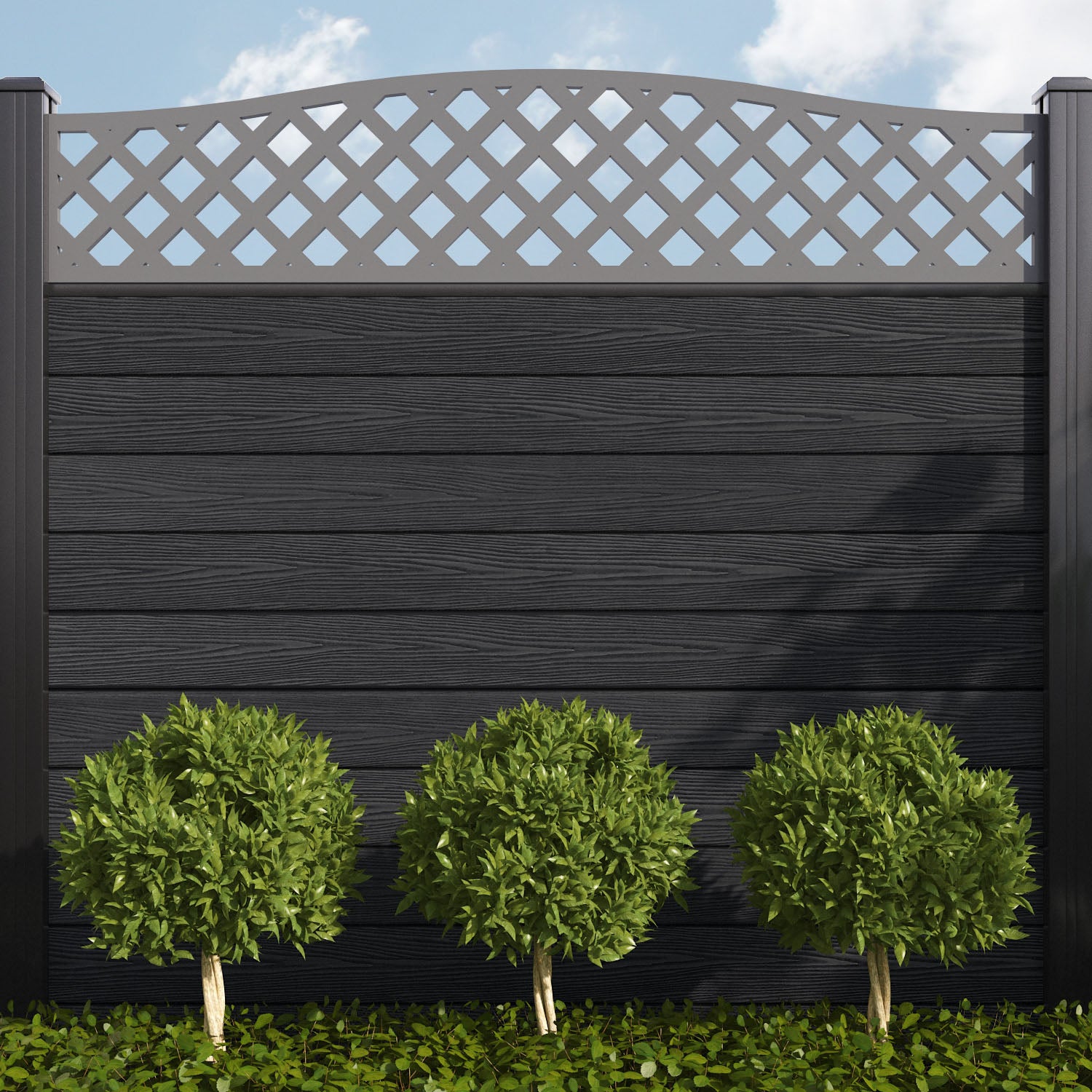 High Wave Fence Screen