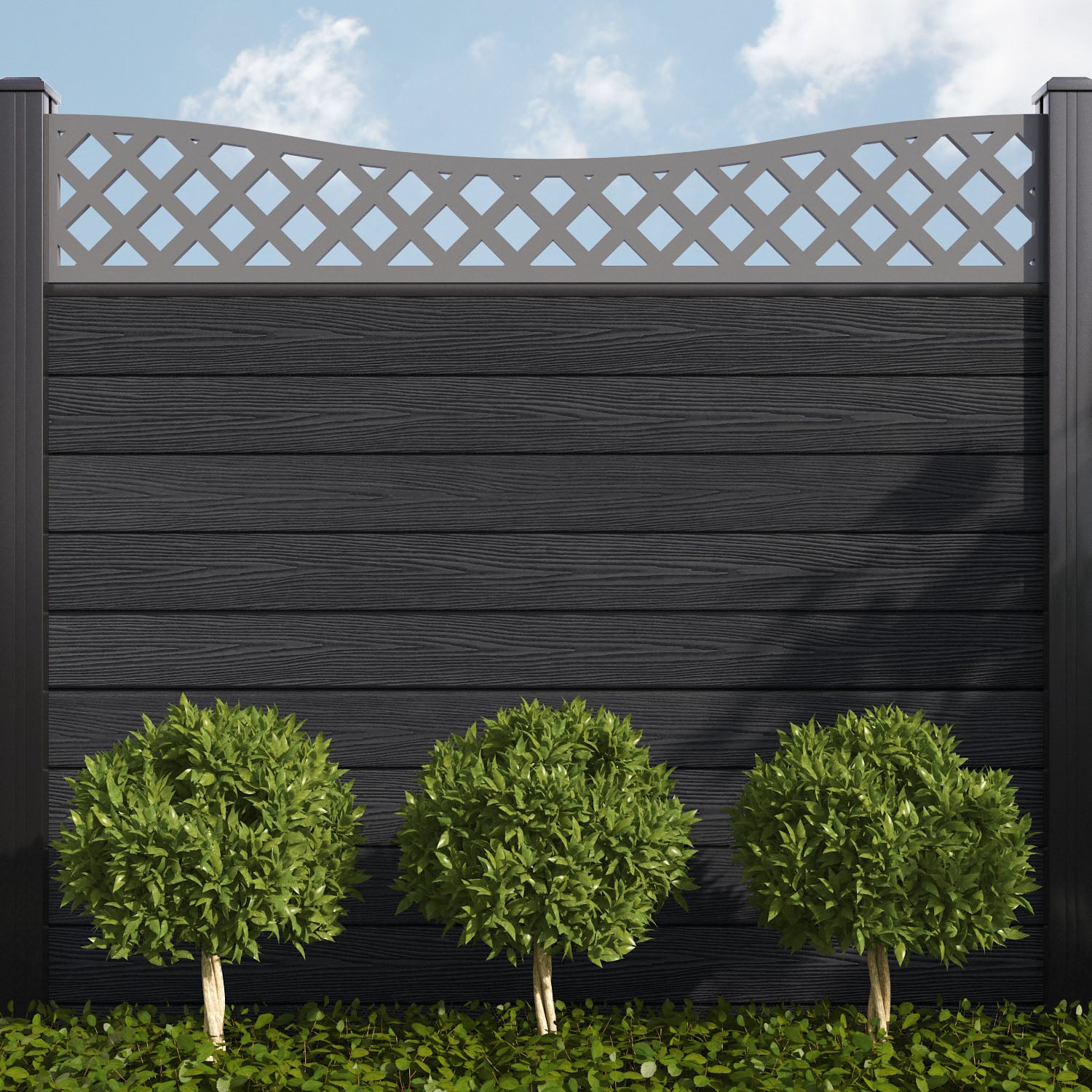 Low Wave Fence Screen